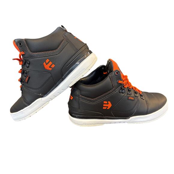 Etnies Black Orange White Mens High Rise ODB Lx Walker sz 10 skate shoe - Picture 8 of 8